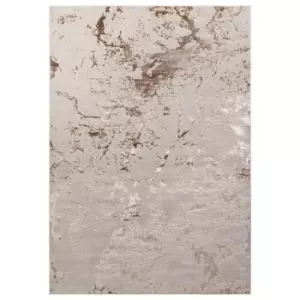 Image of Asiatic Aurora AU16 Rug - Strata - 080x150cm - Cream/Beige/Silver