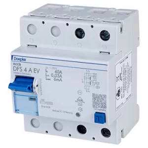 Image of Doepke DFS4-040-2/0.03 A-EV 2P 40A 30mA Type A-EV RCCB