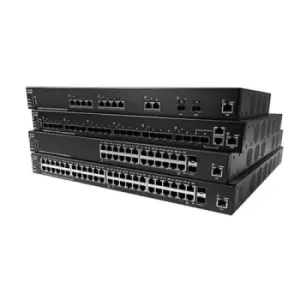 image of Cisco SX350X-24F-K9-EU network switch Managed L2/L3 None 1U Black