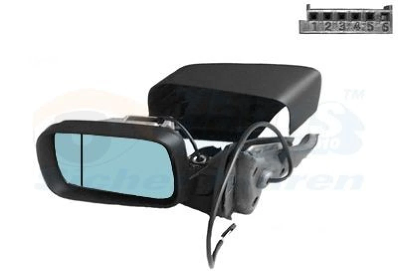 Image of VAN WEZEL Wing mirror VAN WEZEL 0646805