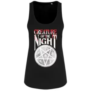 Image of Grindstore Womens/Ladies Creature Of The Night Vest Top (M) (Black)