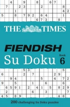 Image of The Times Fiendish Su Doku Book 6 by The Times Mind Games Paperback