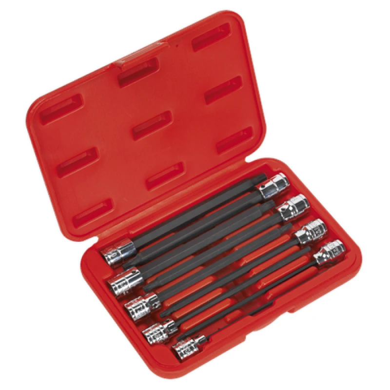 Image of Sealey Premier TRX-Star* Socket Bit Set 9pc 3/8"Sq Drive 150mm 30400AWUK