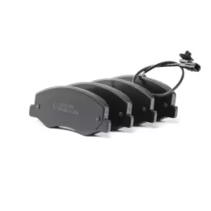 Image of RIDEX Brake pad set 402B1057 Brake pads,Brake pad set, disc brake OPEL,RENAULT,NISSAN,Movano B Kastenwagen (X62),Movano B Bus (X62)
