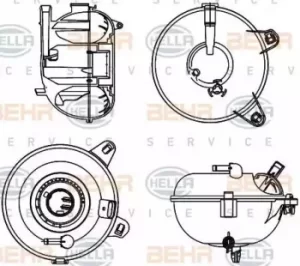 Image of Radiator Tank 8MA376702-464 by BEHR
