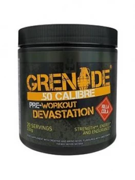 image of Grenade 50. Calibre Pre Workout Energy Boost Powder 232G - Killa Cola