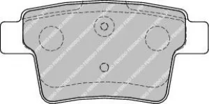 Image of Ferodo FDB1885 Brake Pad Set Rear Axle Premier Car