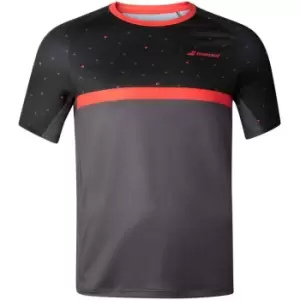 Image of Babolat Compete Crew Neck T Shirt - Black