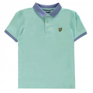 Lyle and Scott Polo - Aqua Sky