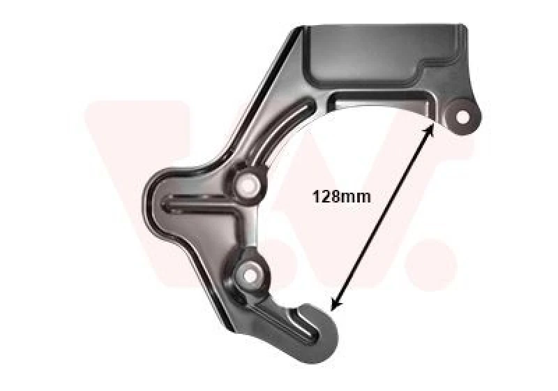 Image of VAN WEZEL Brake disc backing plate VAN WEZEL 5824372