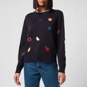 Image of Paul Smith Womens Knitted Pullover Crewneck - Blue - S