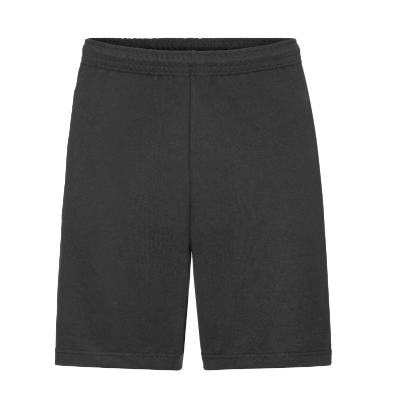Image of Fruit Of The Loom Fruit of the Loom Men Lightweight Shorts in Black Size: large Black L Male 5063470302956