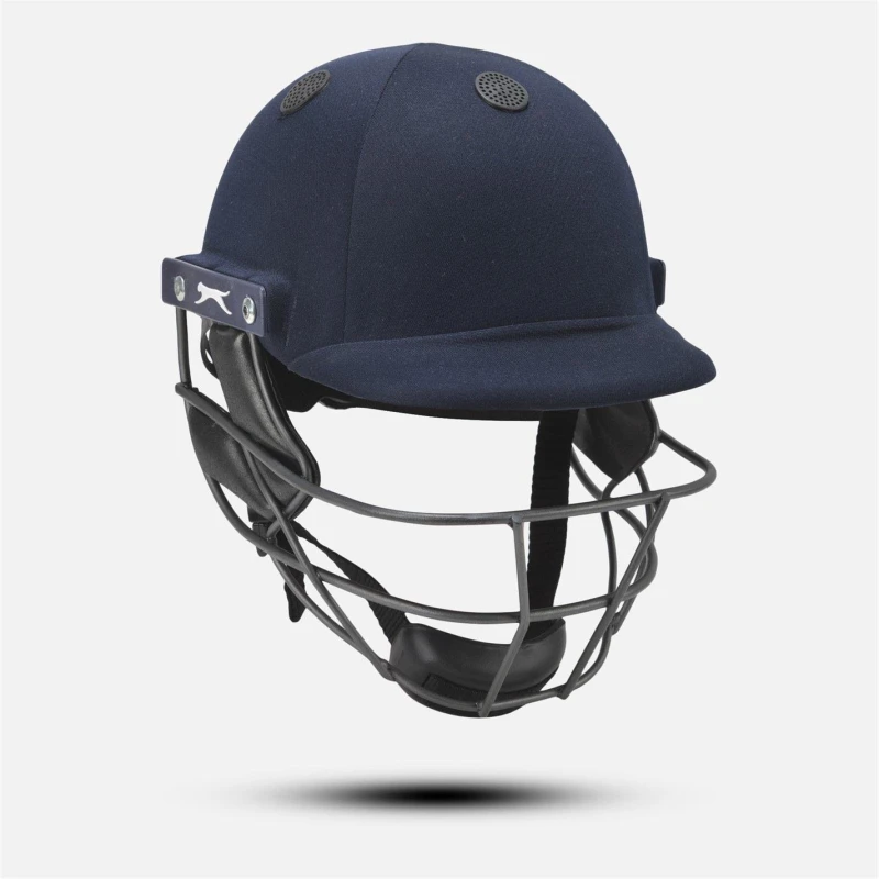 Image of Slazenger V2 Series Cricket Helmet Junior Navy unisex Junior (53-57cm)