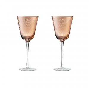Image of Monsoon Mandala Set Of 2 Wine Glasses