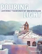 Image of pouring light layering transparent watercolor