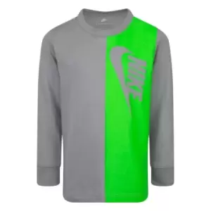 image of Nike Amp Long Sleeve T-Shirt Infant Boys - Grey