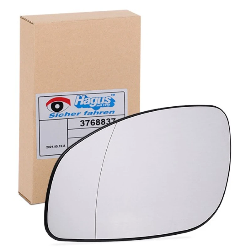 Image of VAN WEZEL Wing mirror glass VAN WEZEL 3768837