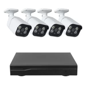 Image of electriQ 4 Camera 5MP Super HD NVR CCTV System No HDD