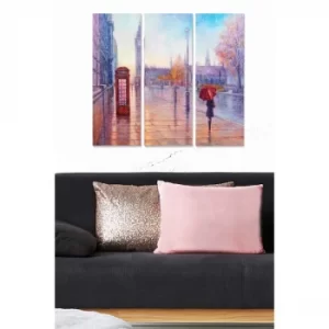 Image of MDF1051541840_2 Multicolor Decorative MDF Painting (3 Pieces)
