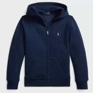 Image of Polo Ralph Lauren Boys' Fleece-Back Cotton-Blend Zip Hoodie - 10-12 Years