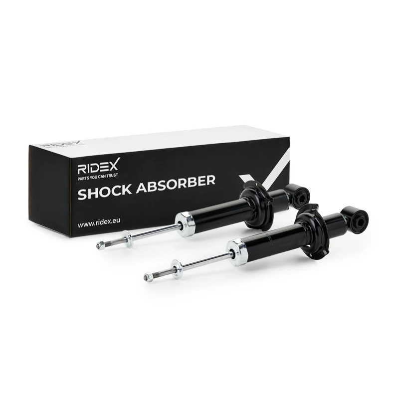 Image of RIDEX 854S20564 Shock absorber Rear Axle both sides, Gas Pressure, Twin-Tube Shock Absorber (854)
