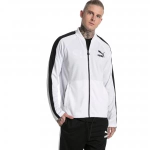 PUMA Archive T7 Mens Summer Jacket, White, size Medium, Clothing