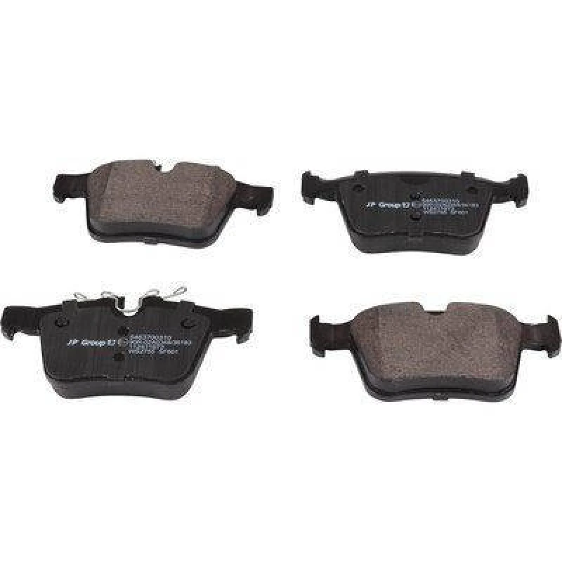 Image of JP GROUP 5463700310 Brake pad set JP excl. wear warning contact, with anti-squeak plate Brake Pad Set,disc brake (402)