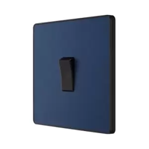 BG Evolve Matt Blue Single Light Switch 20A 16Ax 2 Way - PCDDB12B - main image