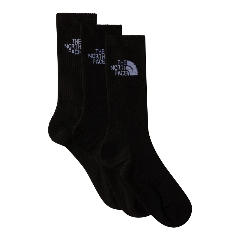 Image of The North Face Mens Multi-Sport Cushion Crew Socks 3 Pack TNF Black male L 9.5-11.5