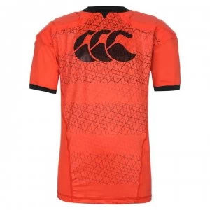 Image of Canterbury arm artic ulation and enhanced neck stretch for perfect fit. - Red/Black