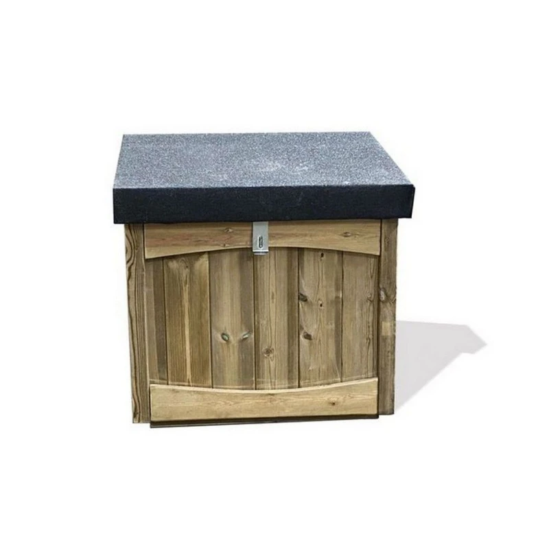 Image of Churnet Valley Garden Furniture Ltd Outdoor Parcel Storage Box - Minimal Assembly Required in Brown Brown Unisex