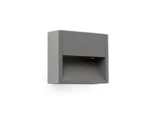 Image of Grada Outdoor Surface Mounted LED Wall Lamp Dark Grey 3W 3000K IP54