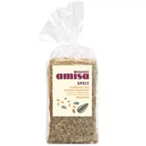 image of Amisa Organic Spelt Sunflower Sesame Crispbread 200g