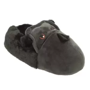 Image of Slumberzzz Mens Novelty Gorilla Slippers (11/12 UK) (Dark Grey)