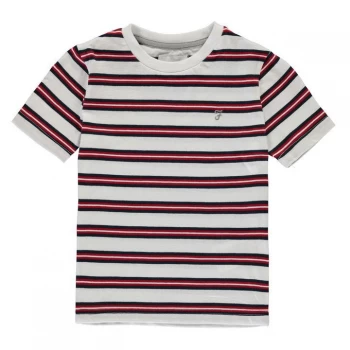 Image of Farah Striped T-Shirt - Bright White