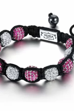 image of Shimla Jewellery Fuchsia And Silver Bracelet Small JEWEL SH-050S