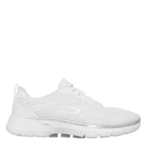 Image of Skechers Mesh Bungee W Hot Melt Deta - White