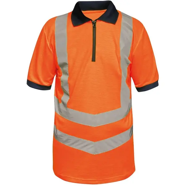 Image of Professional HIVISPRO Wicking Polo TShirt mens in Yellow. Sizes available:UK S,UK M,UK L,UK XL