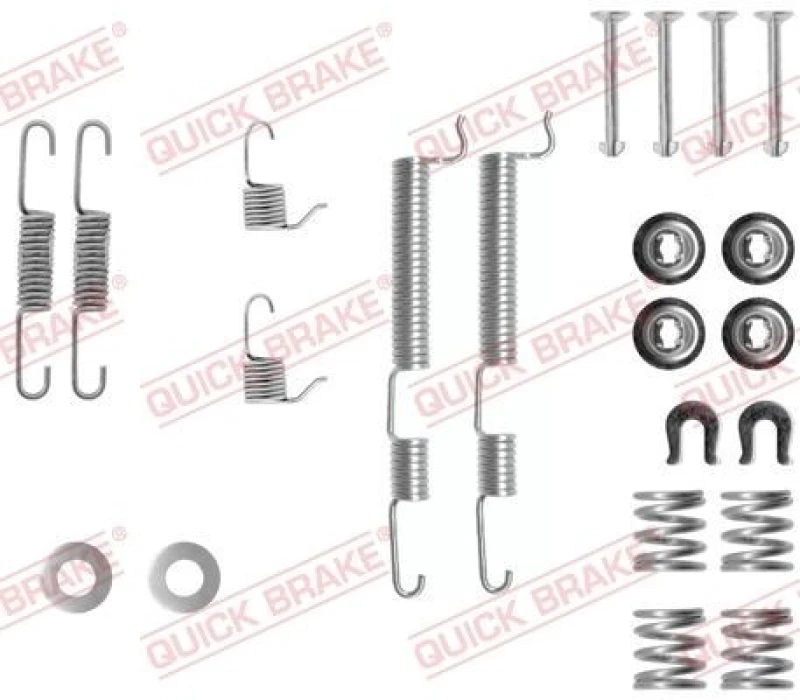 Image of QUICK BRAKE Brake shoe fitting kit QUICK BRAKE 105-0765