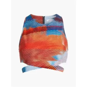 Image of Calvin Klein Jeans Out Back Zip Top - Multi
