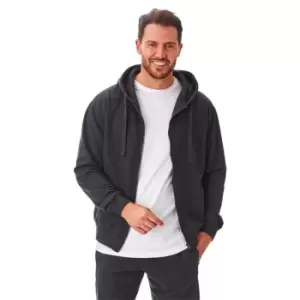 Image of Iron Mountain Zipped Workwear Hoodie Mens - Grey