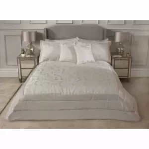 image of Emma Barclay Duchess Bedspread With 2 Matching Pillow Shams Cream