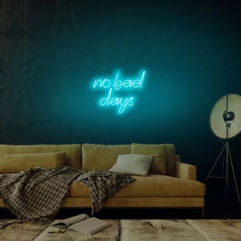 Image of No Bad Days - Blue Blue Wall Lamp