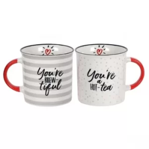 image of You're Brew-tiful Couple Mugs Set