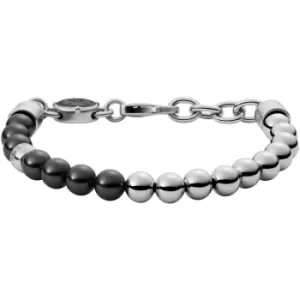 Diesel Stainless Steel Beaded Bracelet