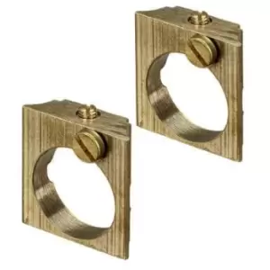 Image of Wiska COMBI M20 Earthing Plate For 1 Gland Fitted in 206 Weatherproof Junction Box Brass - EC206