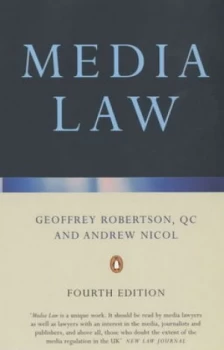 Image of Media Law by Geoffrey Robertson Paperback