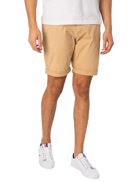 image of Tommy Jeans Scanton Chino Shorts Tawny Sand 30W