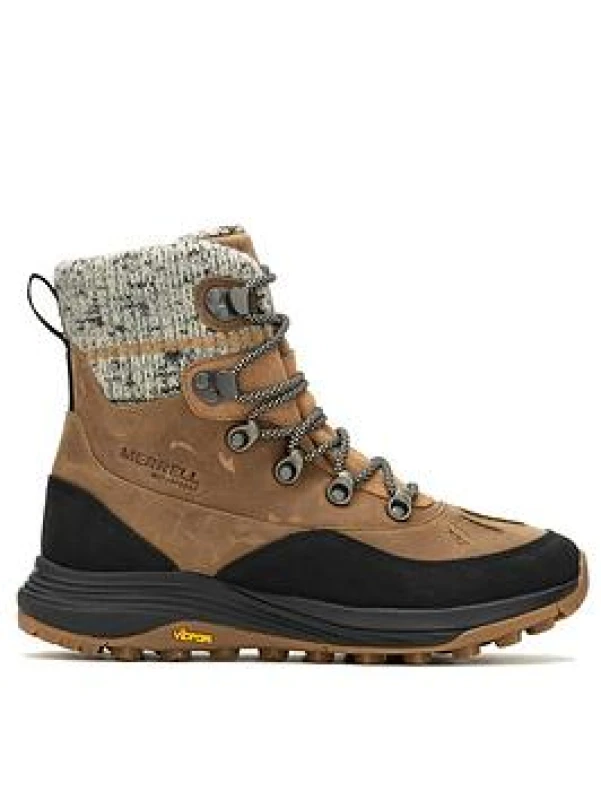 Image of Merrell Womens Siren 4 Thermo Mid Zip Waterproof Warm Ankle Boots Brown - UK 8 Brown female PS4027TOB8