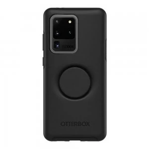 image of Otterbox Otter + Pop Symmetry Series Case - Black for Samsung Galaxy S20 Ultra 5G